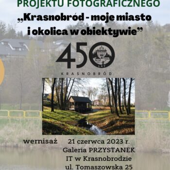 Wernisaż wystawy. Plakat zapraszający na wystawę.