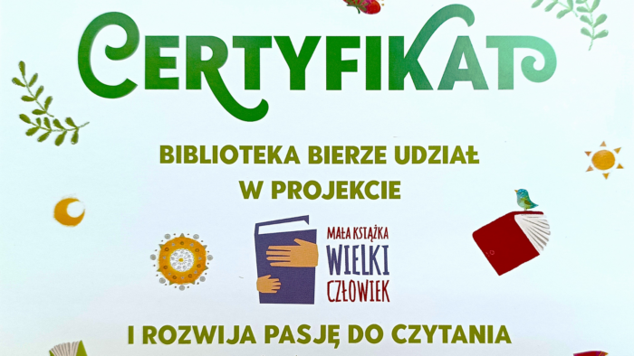 Read more about the article Mała książka – wielki człowiek edycja 2023/2024
