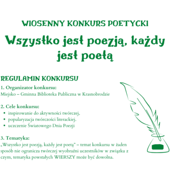 WIOSENNY KONKURS POETYCKI