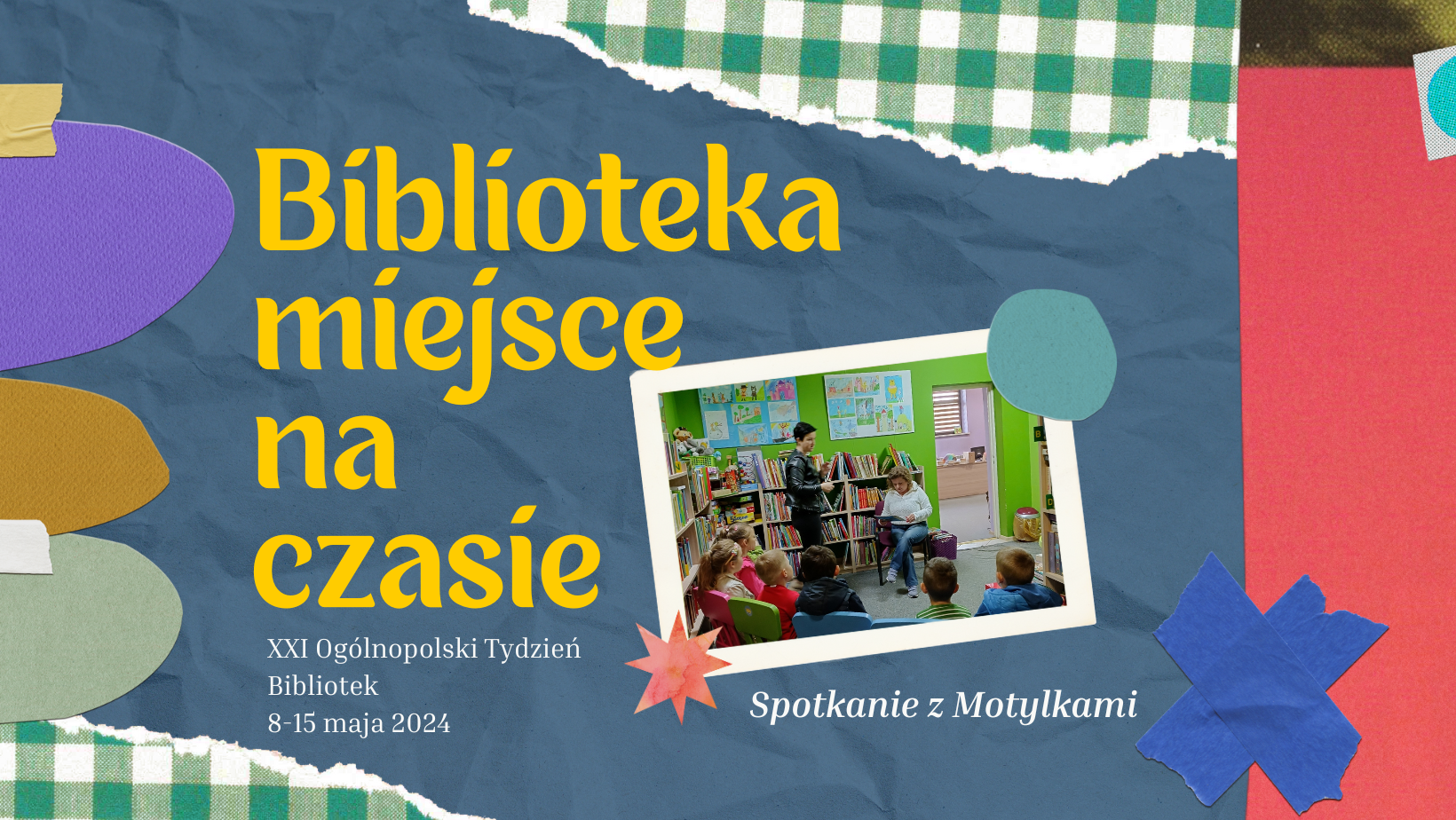 biblioteka miejsce na czasie spotkanie z Motylkami