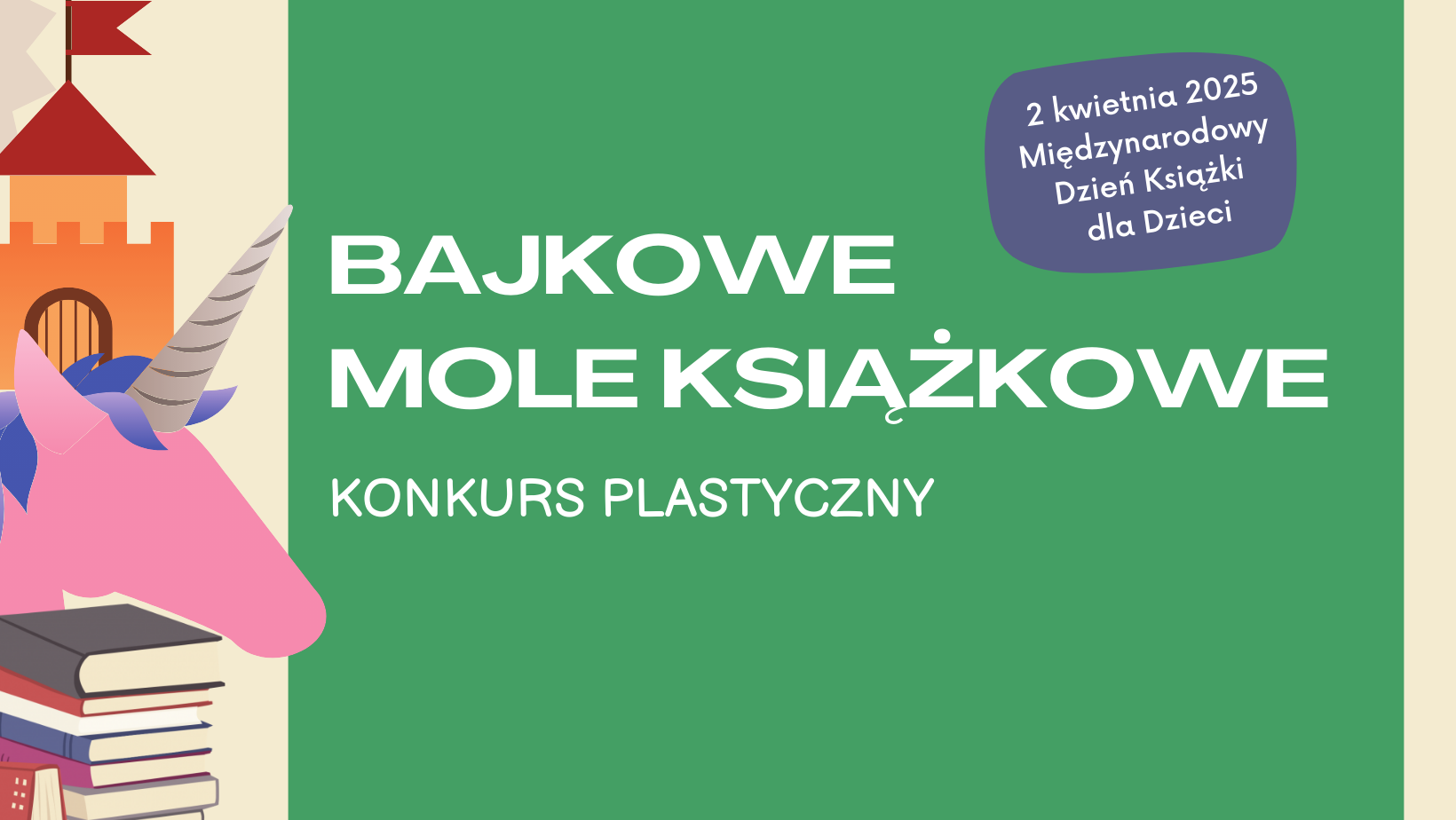 bajkowe mole książkowe plakat